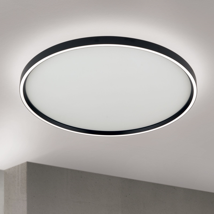 LED Димируем плафон MASCA LED/47W/230V 2700/3350/4000K Ø 60 cm черен