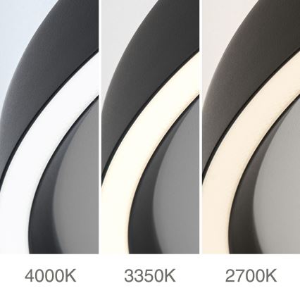 LED Димируем плафон MASCA LED/47W/230V 2700/3350/4000K Ø 60 cm черен