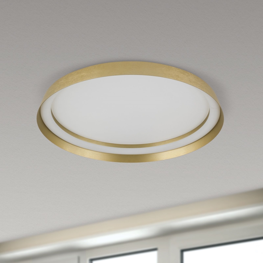 LED Димируем плафон MANTA LED/38W/230V 2700/3000/4000K Ø 45 см златист