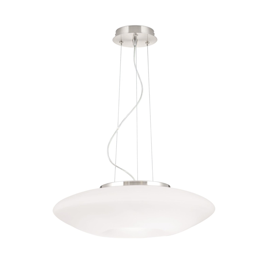 Пендел BLANC 2xE27/60W/230V Ø 49 см матов хром