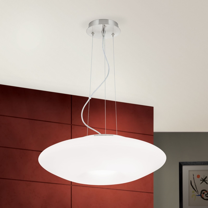 Пендел BLANC 2xE27/60W/230V Ø 49 см матов хром