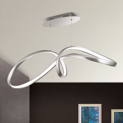 LED Димируем пендел CIRCUS LED/36W/230V сребрист