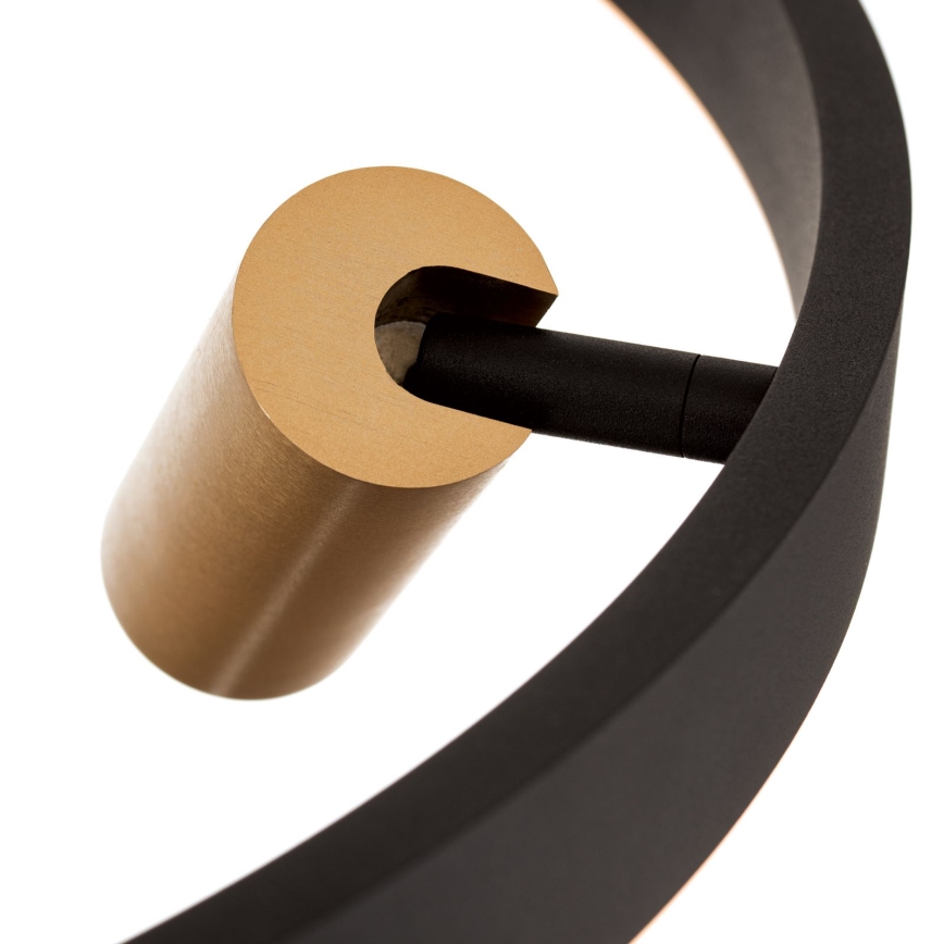 LED регулируема полилей на кабел BERLIN LED/50W/230V черно/златно