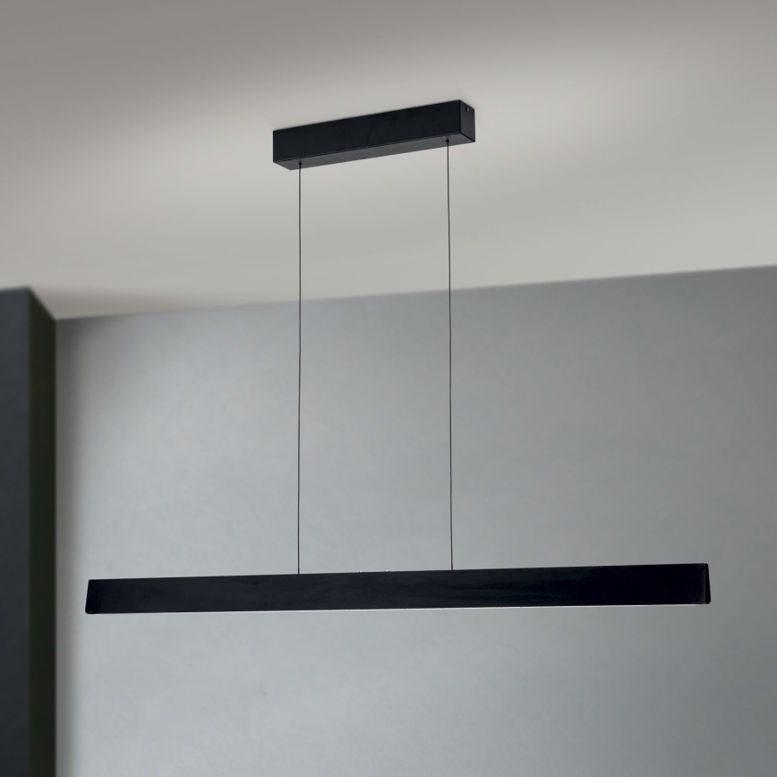 LED регулируема полилей на кабел TARA LED/44W/230V 2700/3800/4500/5700K черен