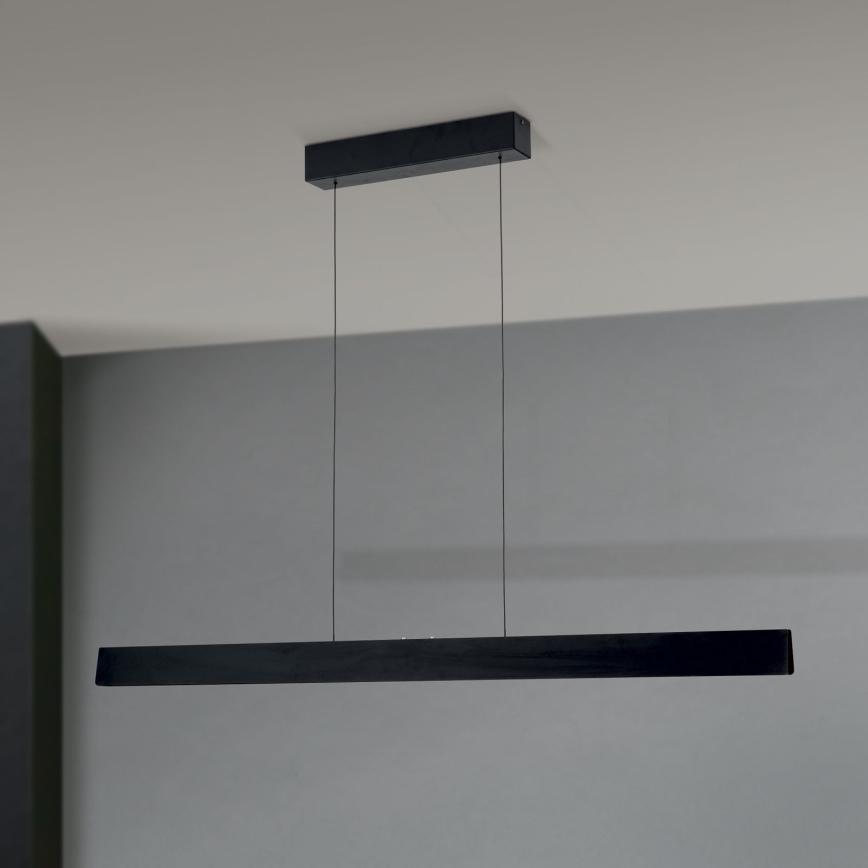 LED регулируема полилей на кабел TARA LED/44W/230V 2700/3800/4500/5700K черен