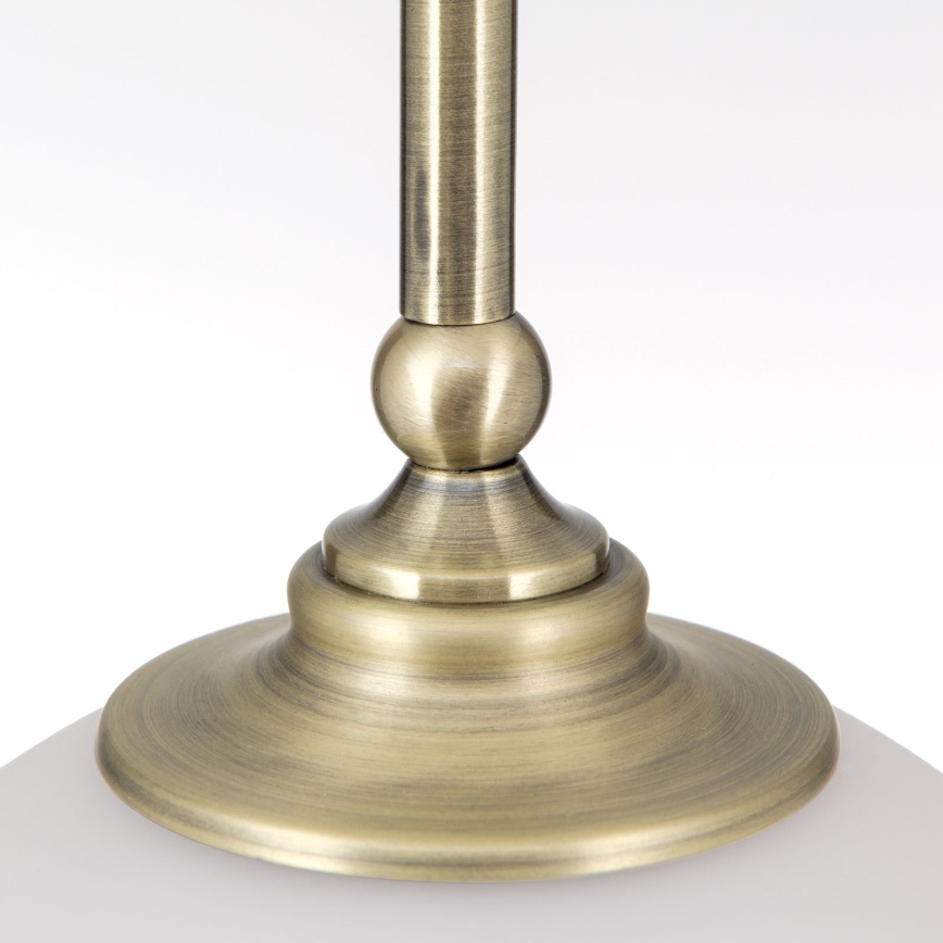 Пендел OLD LAMP 1xE27/40W/230V бял/месинг