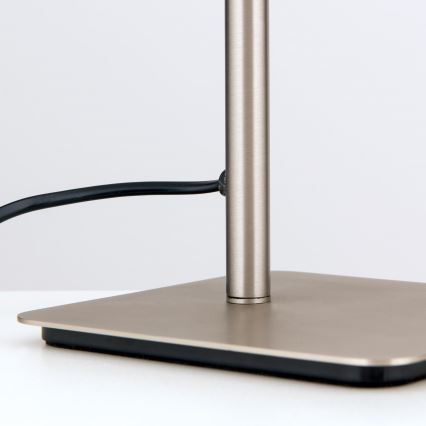 Настолна лампа CARLTON 1xE27/40W/230V бял/матов хром