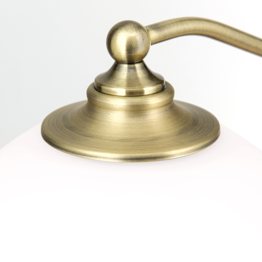 Настолна лампа OLD LAMP 1xE27/40W/230V 65 cm бял/месинг