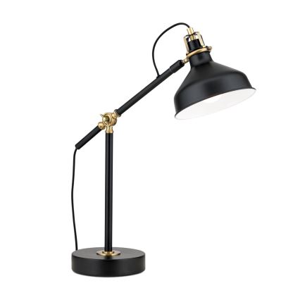 Настолна лампа SCHILLER 1xE27/40W/230V черен/бронзов