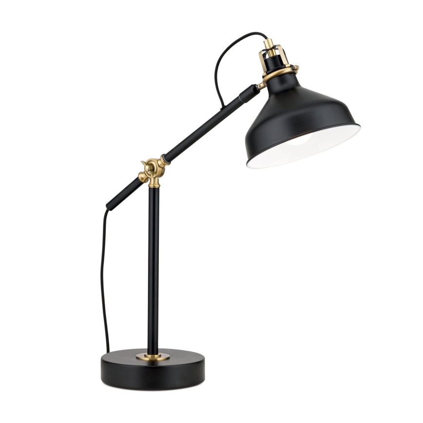 Настолна лампа SCHILLER 1xE27/40W/230V черен/бронзов