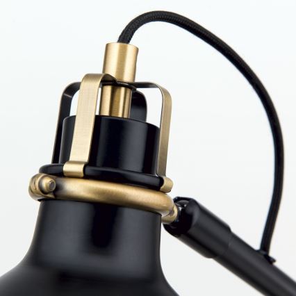 Настолна лампа SCHILLER 1xE27/40W/230V черен/бронзов