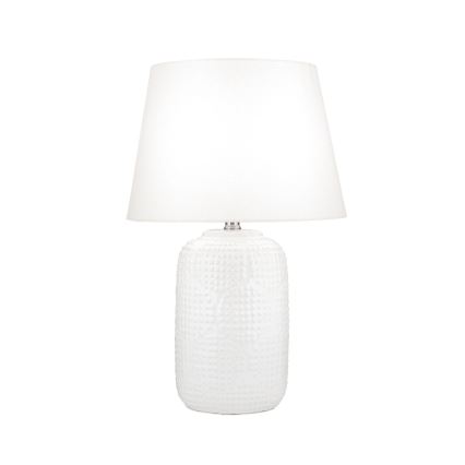 Настолна лампа CORAL 1xE27/40W/230V керамика/бял