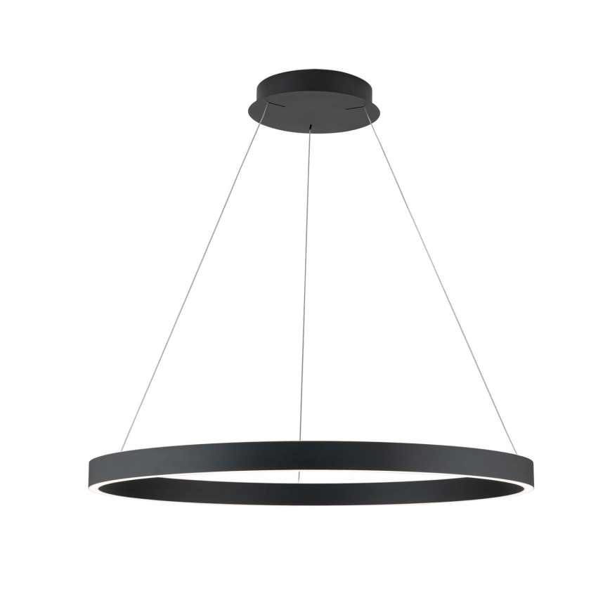 LED димируем полилей на кабел KOLK LED/80W/230V 2700/3000/4000K Ø 80 см черен
