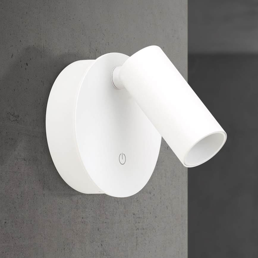 LED димируемо презареждаемо сензорно стенно точково осветително тяло LUXY LED/1W/5V 2200 mAh 2700/3000/4000K бяло