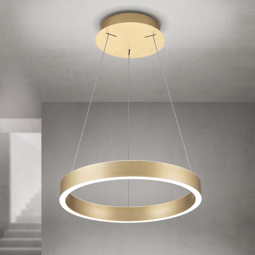 LED димируем полилей на кабел KOLK LED/40W/230V 2700/3000/4000K диам. 40 см златист