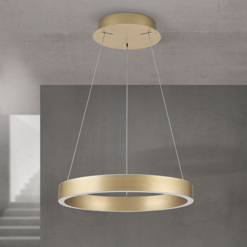 LED димируем полилей на кабел KOLK LED/40W/230V 2700/3000/4000K диам. 40 см златист