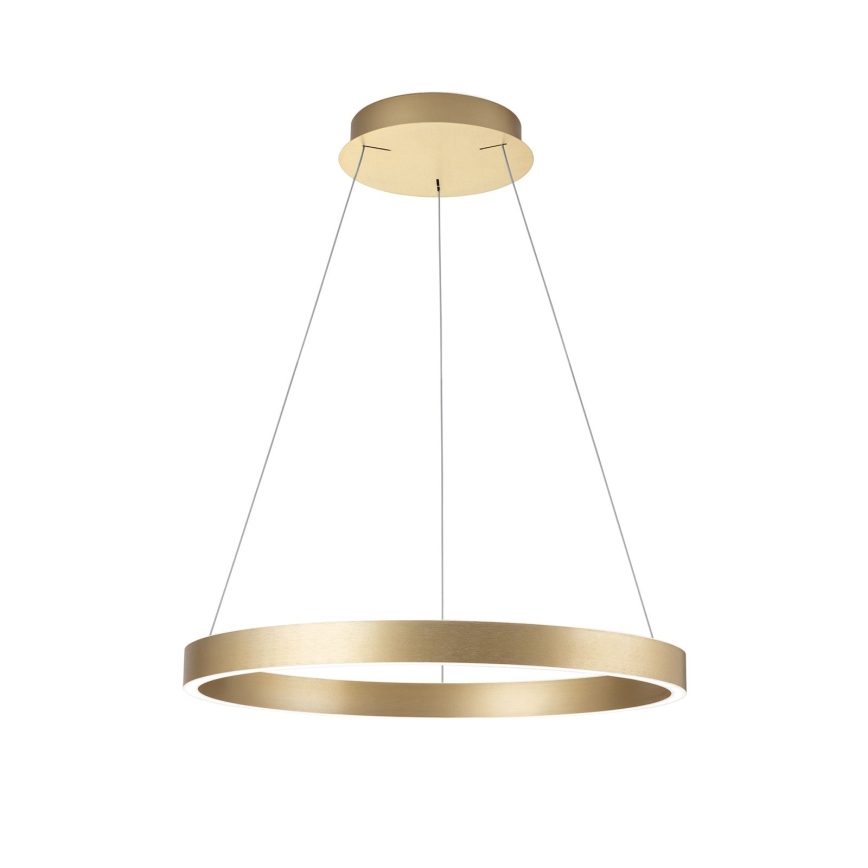 LED димируем полилей на кабел KOLK LED/60W/230V 2700/3000/4000K Ø 60 см златист