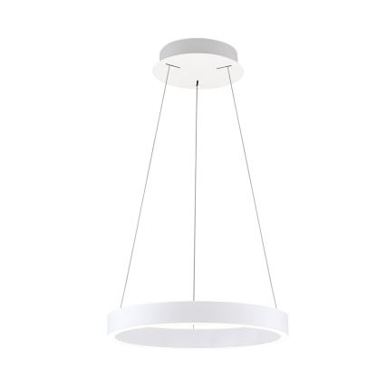 LED димируем полилей на кабел KOLK LED/40W/230V 2700/3000/4000K Ø 40 cm бял