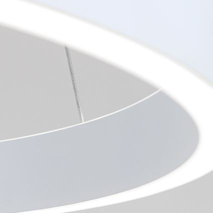 LED димируем полилей на кабел KOLK LED/40W/230V 2700/3000/4000K Ø 40 cm бял