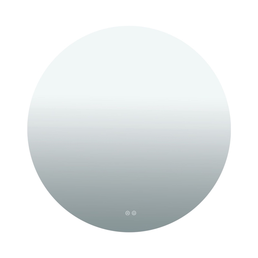 LED стенено огледало за баня с подгряване и подсветка FOCUS LED/27W/230V 3000/4200/6000K pr. 80 cm IP44