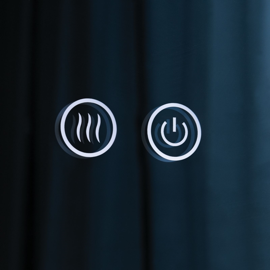 LED стенено огледало за баня с подгряване и подсветка FOCUS LED/27W/230V 3000/4200/6000K pr. 80 cm IP44