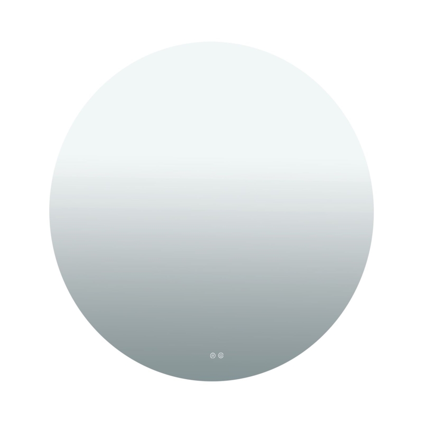 LED стенено огледало за баня с подгряване и подсветка FOCUS LED/30W/230V 3000/4200/6000K Ø 100 cm IP44