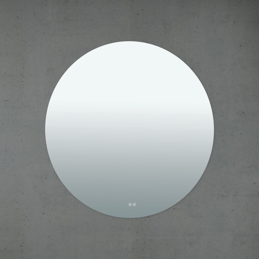 LED стенено огледало за баня с подгряване и подсветка FOCUS LED/30W/230V 3000/4200/6000K Ø 100 cm IP44