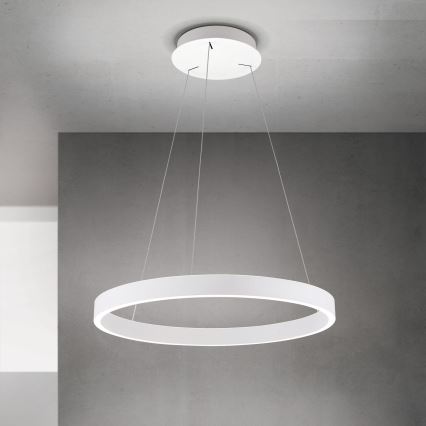 димируем LED полилей на кабел KOLK LED/60W/230V 2700/3000/4000K pr. 60 cm бял