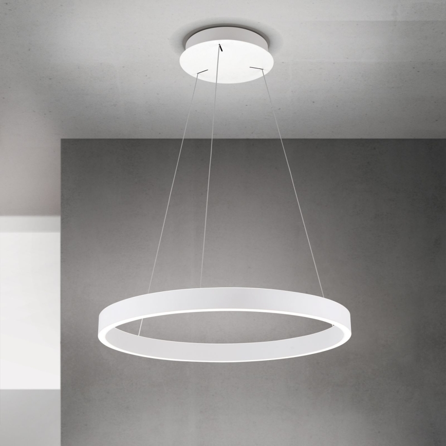 димируем LED полилей на кабел KOLK LED/60W/230V 2700/3000/4000K pr. 60 cm бял