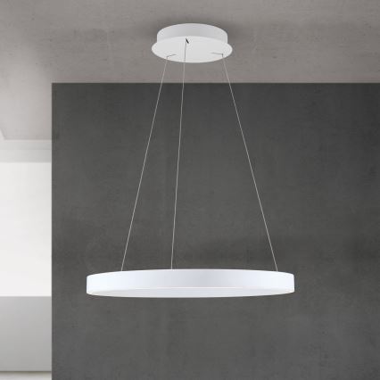 димируем LED полилей на кабел KOLK LED/60W/230V 2700/3000/4000K pr. 60 cm бял
