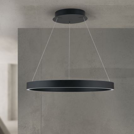 димируем LED полилей на кабел KOLK LED/60W/230V 2700/3000/4000K Ø 60 см черен