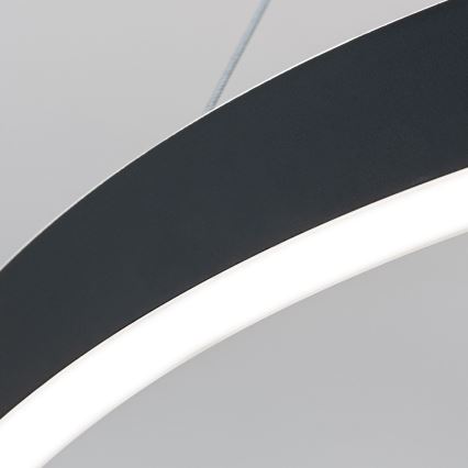 димируем LED полилей на кабел KOLK LED/60W/230V 2700/3000/4000K Ø 60 см черен
