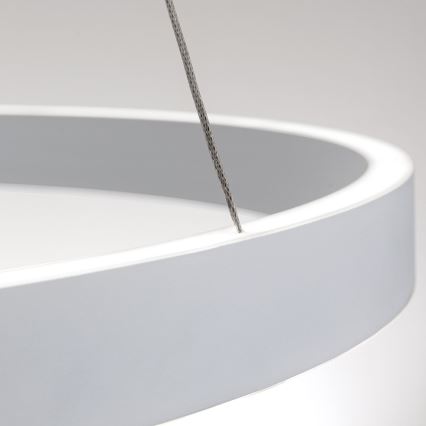 LED полилей на кабел с възможност за димиране KOLK LED/80W/230V 2700/3000/4000K Ø 80 см бял