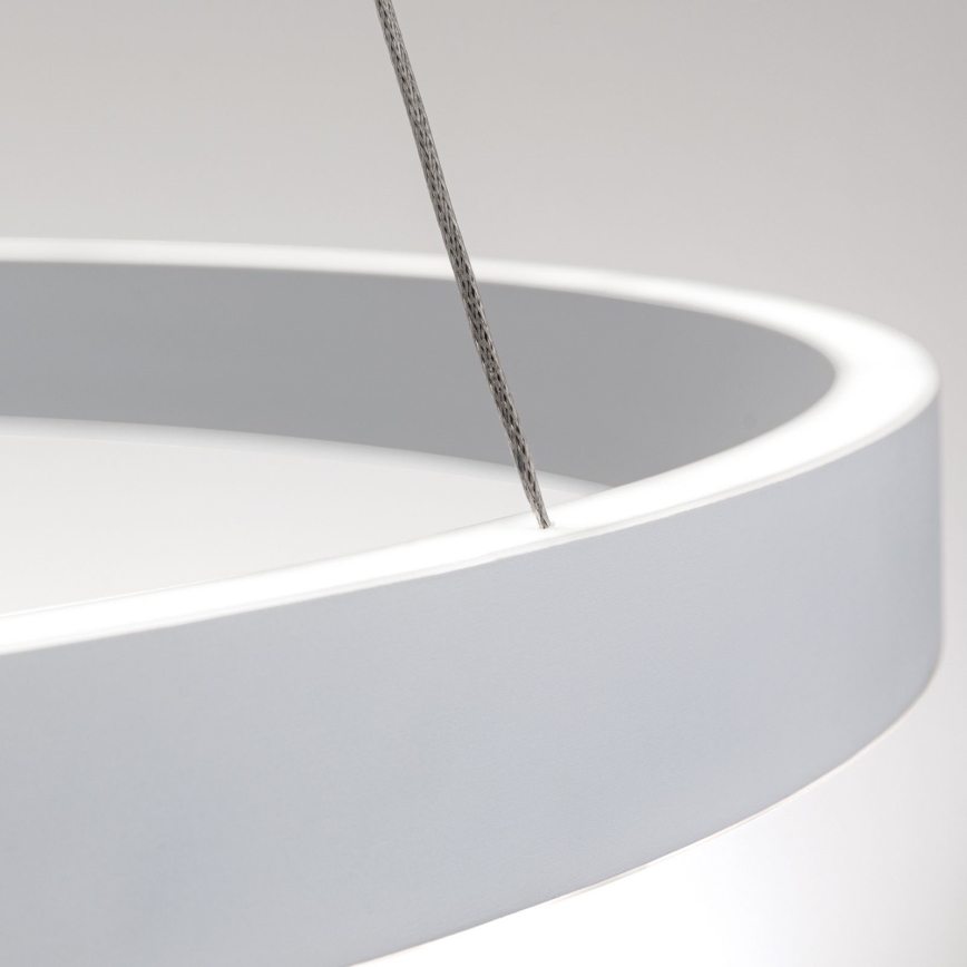LED полилей на кабел с възможност за димиране KOLK LED/80W/230V 2700/3000/4000K Ø 80 см бял