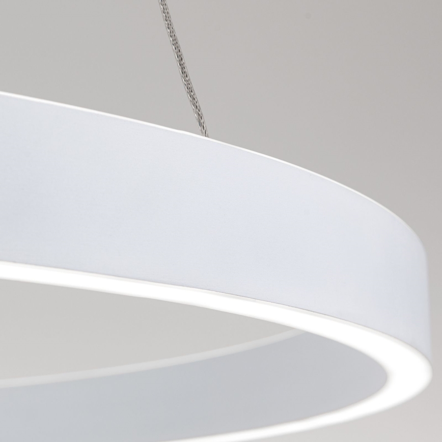 LED полилей на кабел с възможност за димиране KOLK LED/80W/230V 2700/3000/4000K Ø 80 см бял