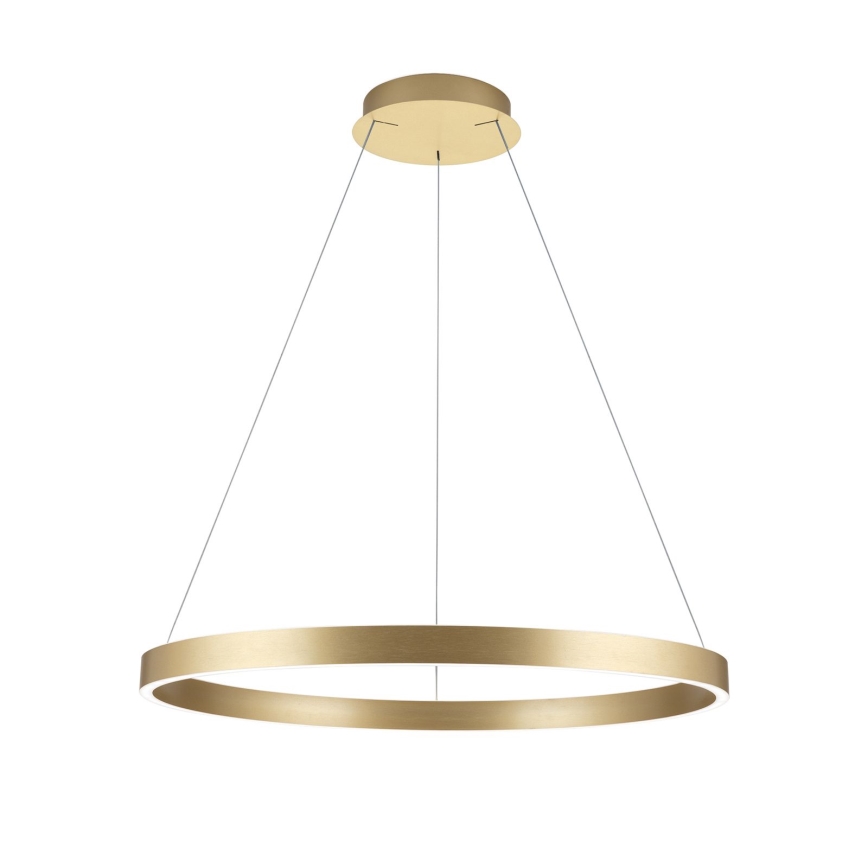 димируем LED полилей на кабел KOLK LED/80W/230V 2700/3000/4000K Ø 80 см, златист