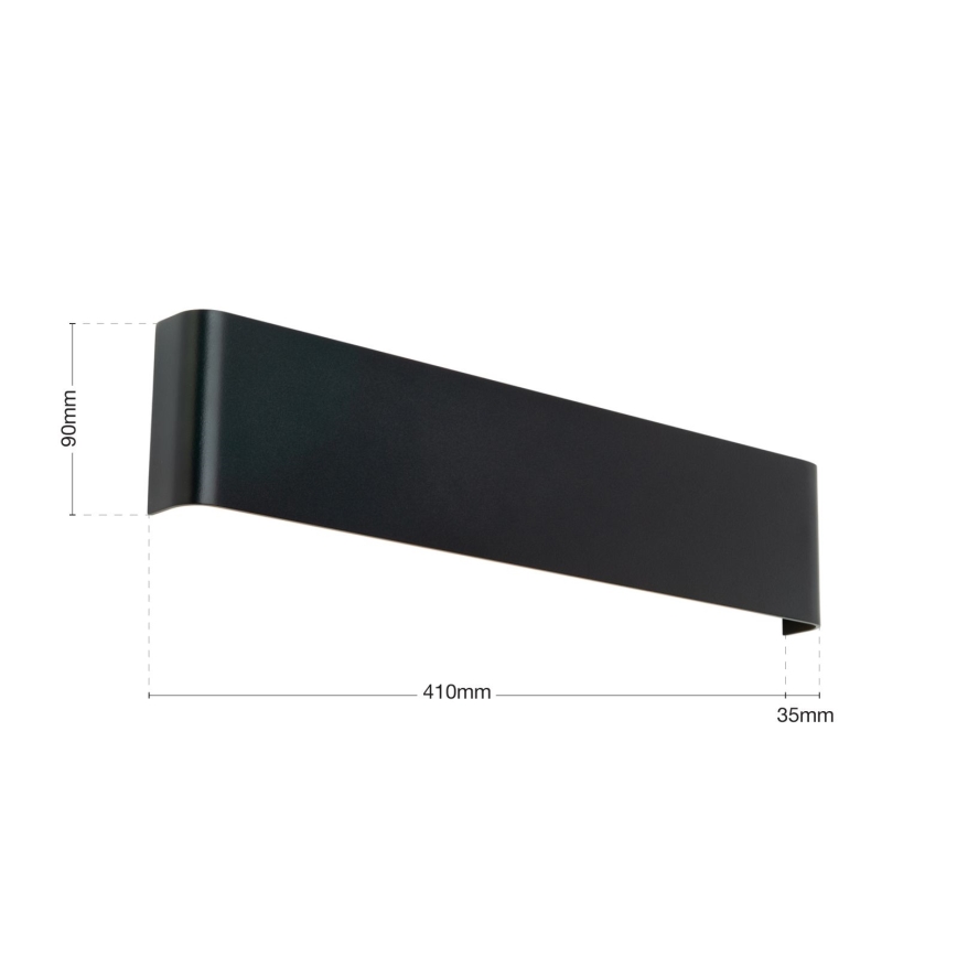 LED стенен аплик ACCENT LED/14W/230V черен