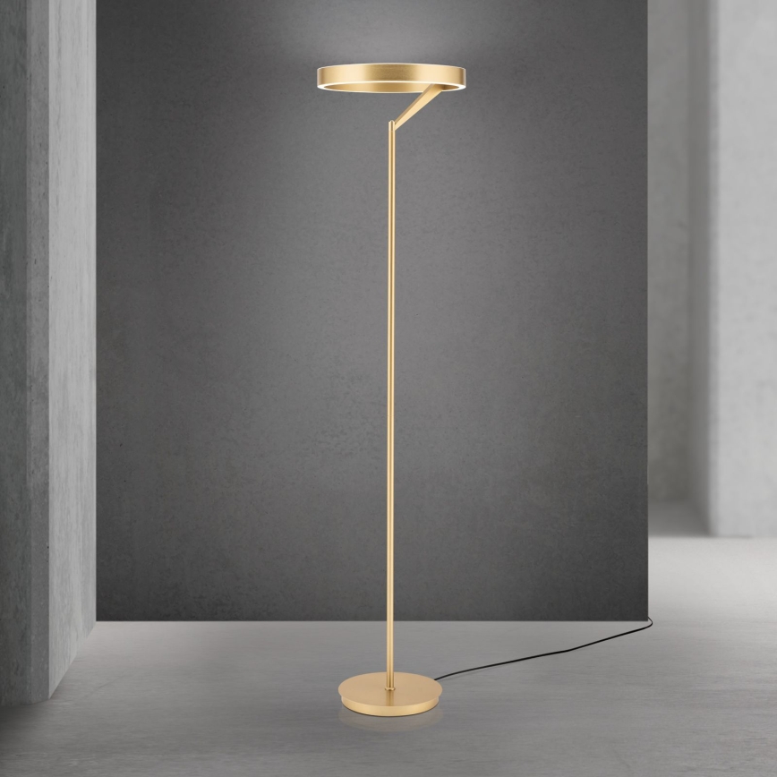 Регулируема LED подова лампа KOLK LED/40W/230V 2700/4000K златна