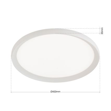 LED таванен плафон KANT LED/30W/230V 2700/3200/4000K Ø 40 см бял