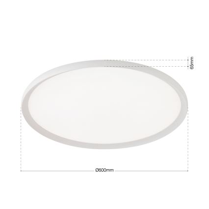 LED таванно осветително тяло KANT LED/50W/230V 2700/3000/4000K Ø 60 cm бяло