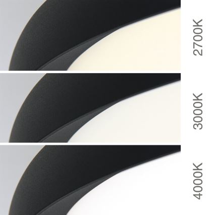 LED таванно осветително тяло KANT LED/50W/230V 2700/3200/4000K пр. 60 см черно