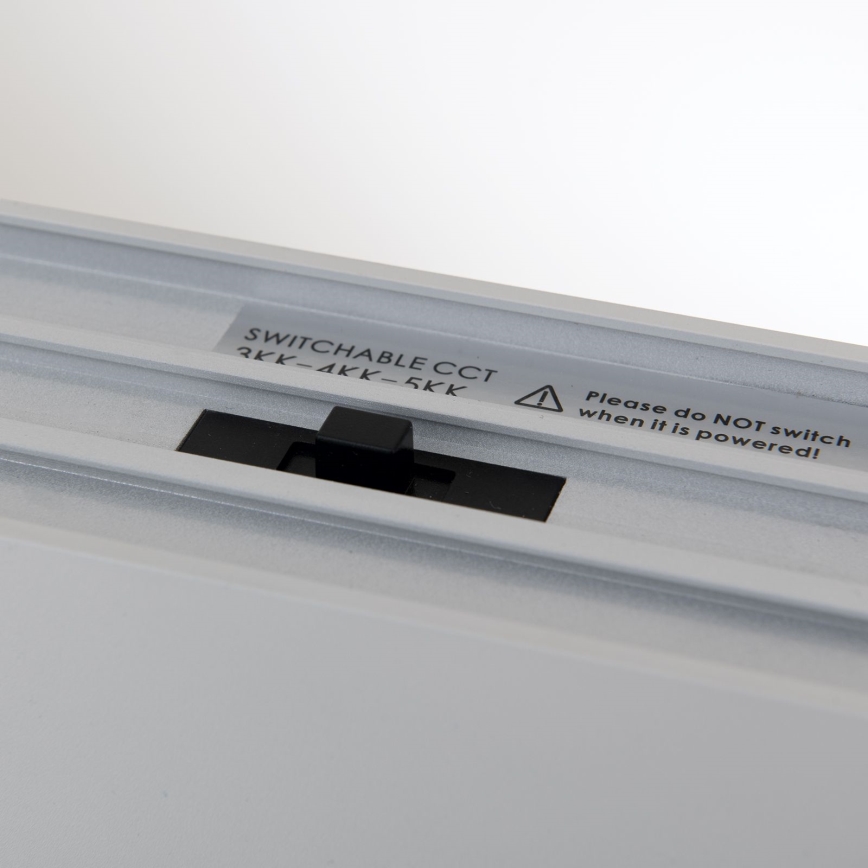 Комбинирано таванно/висящо осветително тяло 2 в 1 PALKKI LED/38W/230V 3000/4000/5000K сиво