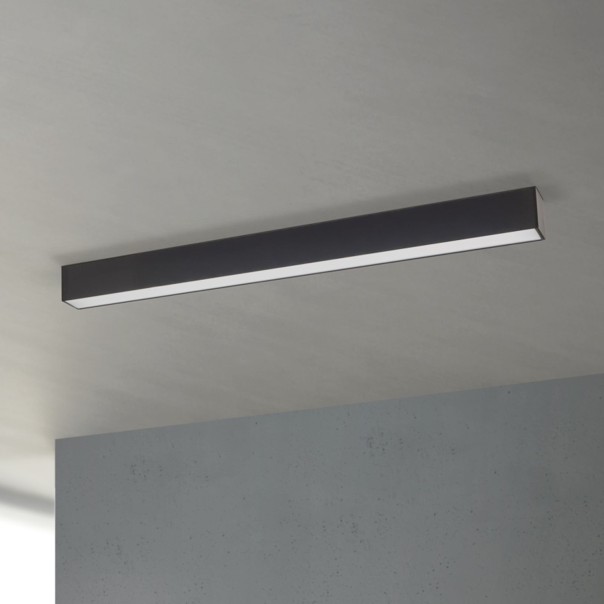 Таванно/висящо осветително тяло 2 в 1 PALKKI LED/38W/230V 3000/4000/5000K черно