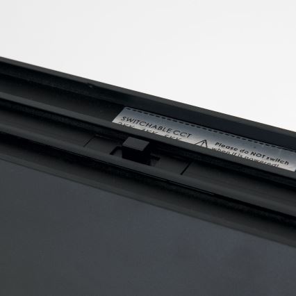 Таванно/висящо осветително тяло 2 в 1 PALKKI LED/38W/230V 3000/4000/5000K черно