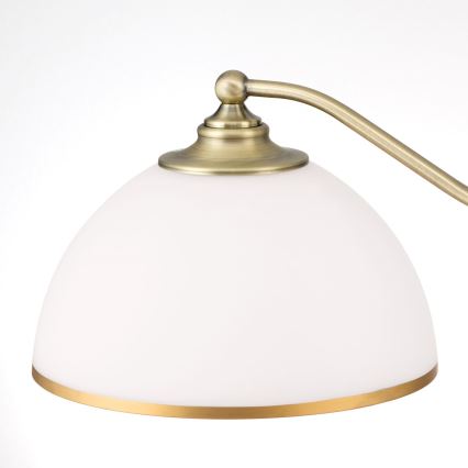 Пендел OLD LAMP 3xE27/40W/230V Ø 65 cm бял/месинг