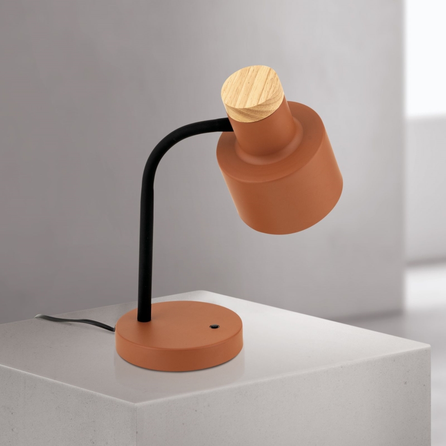 Настолна лампа GILI 1xE27/40W/230V тухлена