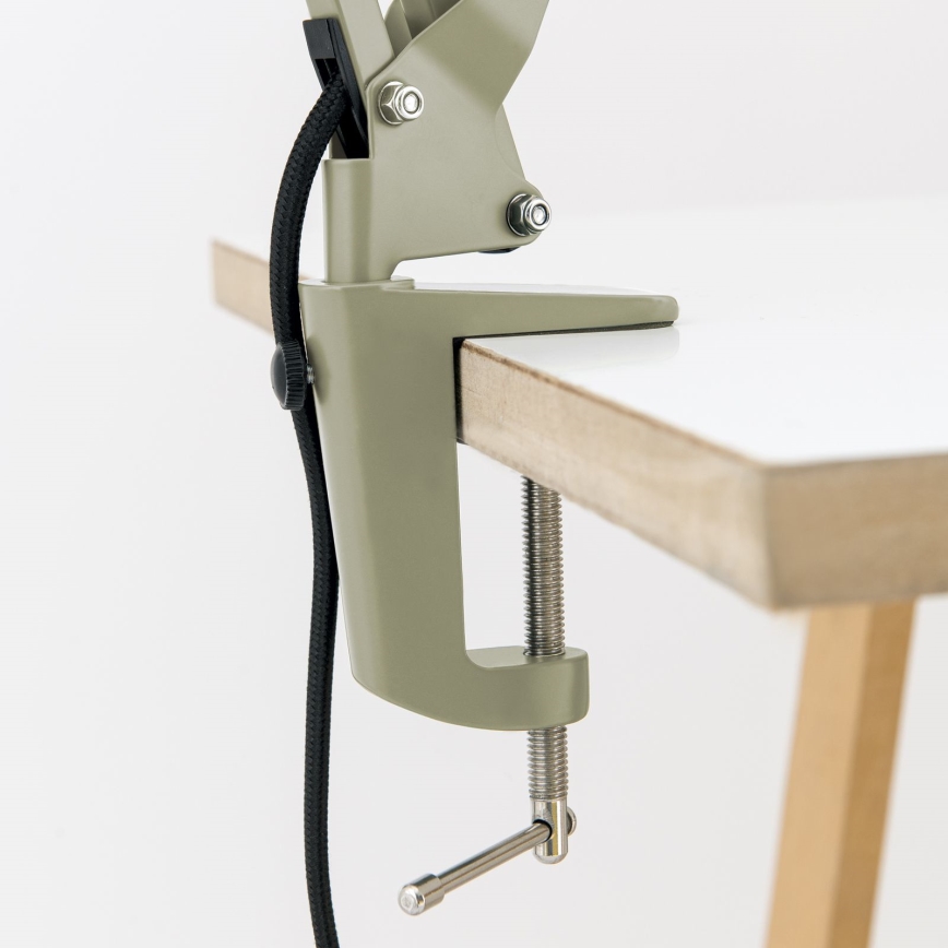 Настолна лампа с щипка GILI 1xE27/40W/230V зелена