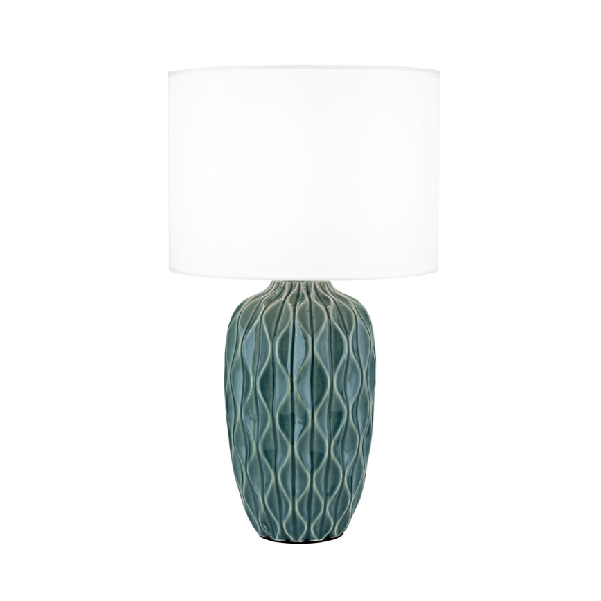 Настолна лампа TORTUGA 1xE27/40W/230V зелена/бяла