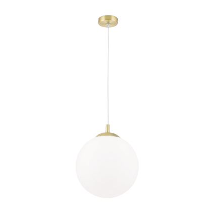 Елегантен подвесен полилей MADIS на кабел 1xE27/60W/230V, златист