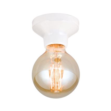 Таванно осветително тяло FROST 1xE27/60W/230V бяло